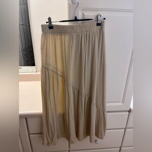 Hayden Asymmetrical Cream Skirt